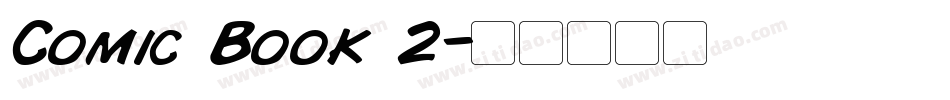 Comic Book 2字体转换
